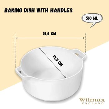 Baking Dish with Handles WL‑997034/A 3