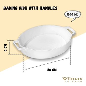 Baking Dish with Handles WL‑997040/A 2