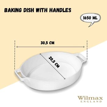 Baking Dish with Handles WL‑997040/A 3