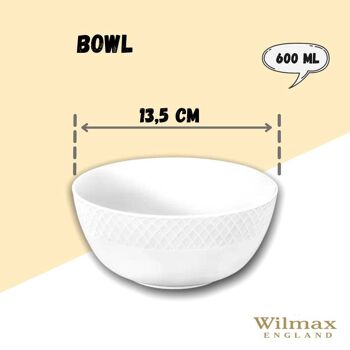 Bowl Set of 2 in Gift Box WL‑880120/2C 6