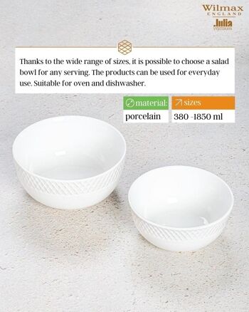 Bowl Set of 2 in Gift Box WL‑880120/2C 7