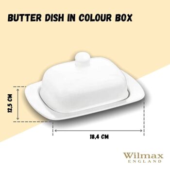 Butter Dish in Color Box WL‑996109/1C 3