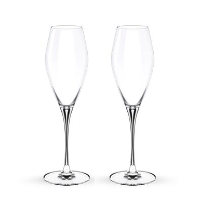 Champagne Flute Set of 2 in Color Box WL‑888050/2C