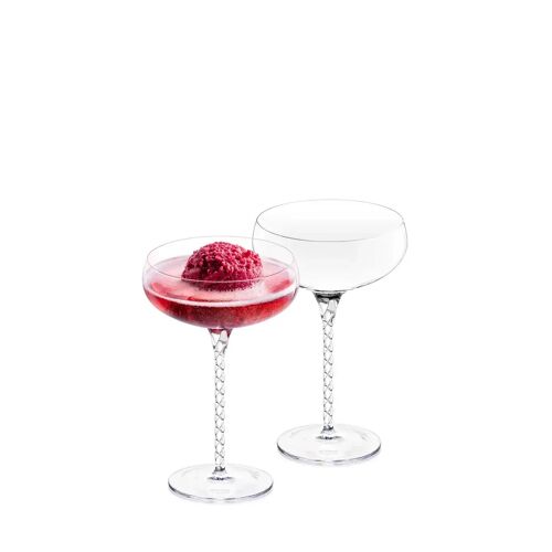 CHAMPAGNE GLASS 300ML SET OF 2 WL-888105/2C