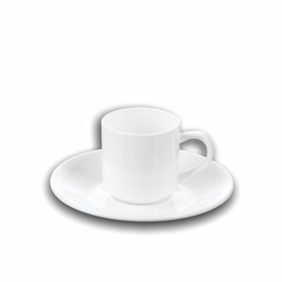 Kaffeetasse und Untertasse, 2er-Set in Farbbox WL‑993007/2C