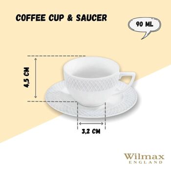 Coffee Cup & Saucer WL‑880107/AB 2