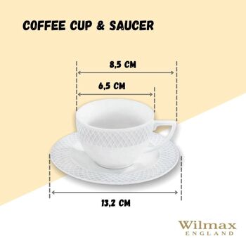 Coffee Cup & Saucer WL‑880107/AB 3