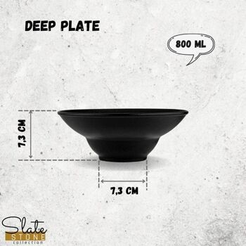 DEEP PLATE 20CM 800ML WL-661112/A 3