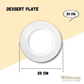 Dessert Plate Set of 6 in Gift Box WL-880100/6C 3