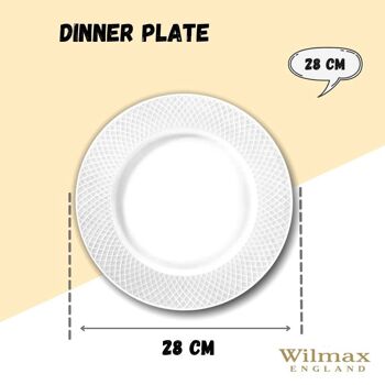 Dinner Plate Set of 2 in Gift Box WL‑880117/2C 3