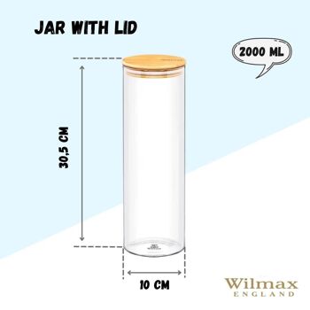 Jar with Lid WL‑888510/A 2