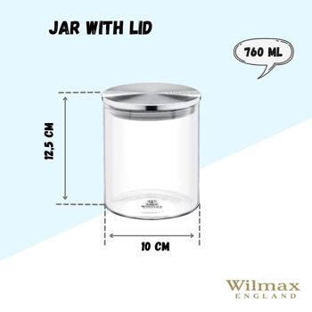 Jar with Lid WL‑888513/A 2
