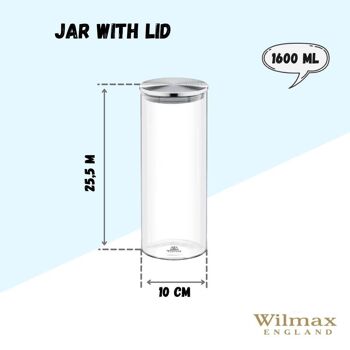Jar with Lid WL‑888518/A 3