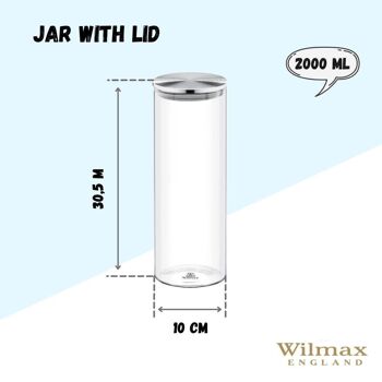 Jar with Lid WL‑888520/A 2