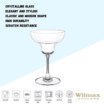 Margarita Glass Set of 6 in Plain Box WL‑888031/6A (Set of 6) 4