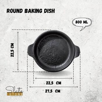 Round Baking Dish WL‑661143/A 3