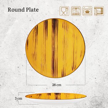 ROUND PLATE 28 CM WL-668416 / A 6