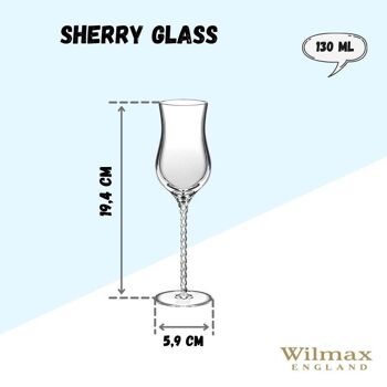 SHERRY GLASS 130ML SET OF 2 WL-888110/2C 3