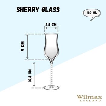 SHERRY GLASS 130ML SET OF 2 WL-888110/2C 4