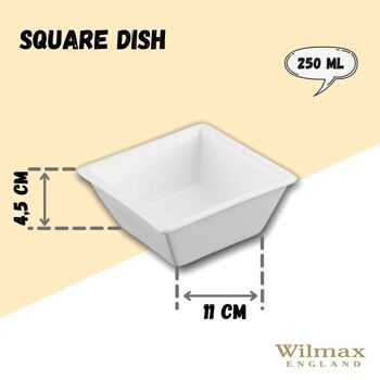 Square Dish WL‑992387/A 2