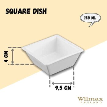 Square Dish WL‑992495/A 3
