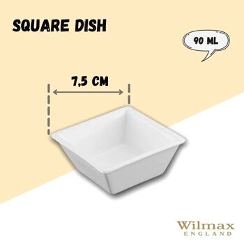Square Dish WL‑992546/A 3