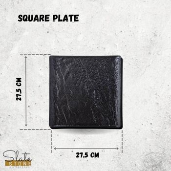 SQUARE PLATE 27 X 27 CM WL-661107 / A 2