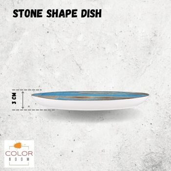 STONE SHAPE DISH 33 X 24.5 CM WL-668642/A 7