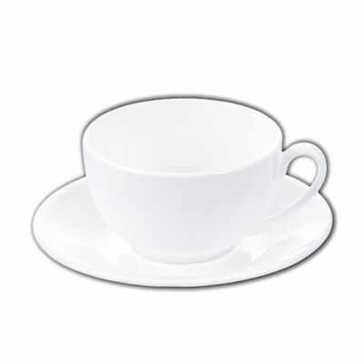 Set di 2 tazze da tè con piattino in scatola a colori WL‑993000/2C