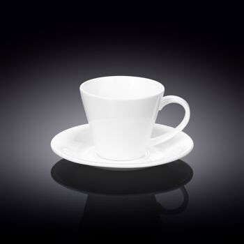 Tea Cup & Saucer Set of 2 in Color Box WL‑993004/2C 6