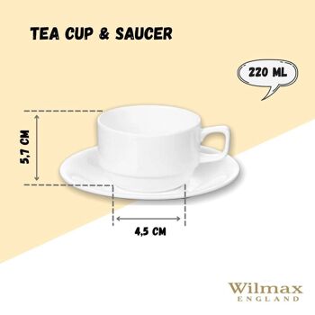 Tea Cup & Saucer WL‑993008/AB 2