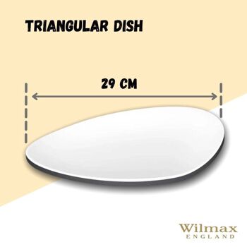 Triangular Dish WL‑992796/A 2