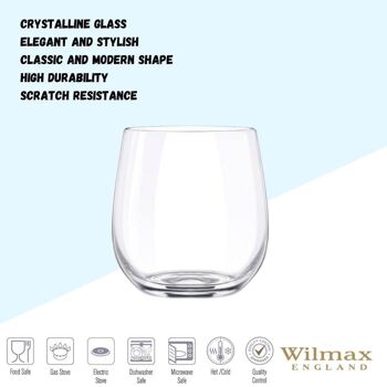 Whiskey Glass Set of 2 in Color Box WL‑888051/2C 4