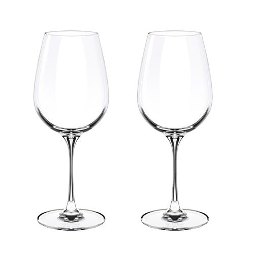 Wine Glass Set of 2 in Color Box WL‑888033/2C