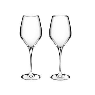 Set di 2 bicchieri da vino in scatola colorata WL‑888045/2C