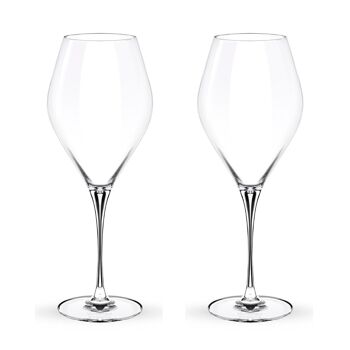 Wine Glass Set of 2 in Color Box WL‑888046/2C 1