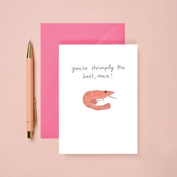 Shrimplly la meilleure carte de vœux | Carte fête des mères 1