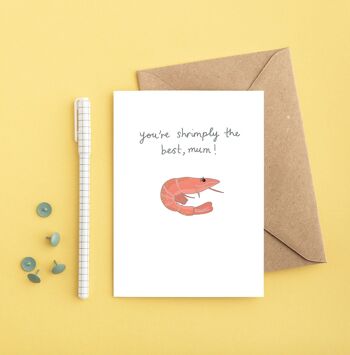 Shrimplly la meilleure carte de vœux | Carte fête des mères 2