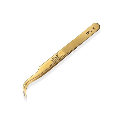 Vetus eyelash extensions curved tweezers – mcs-15