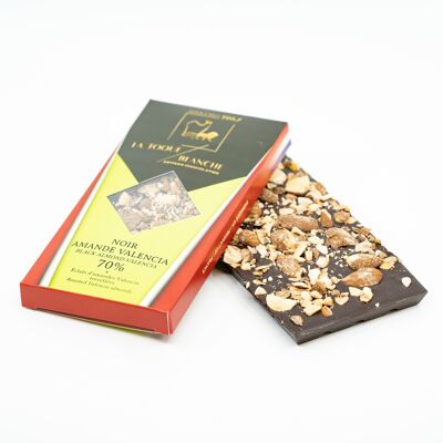 Almond bar Valencia dark 70%