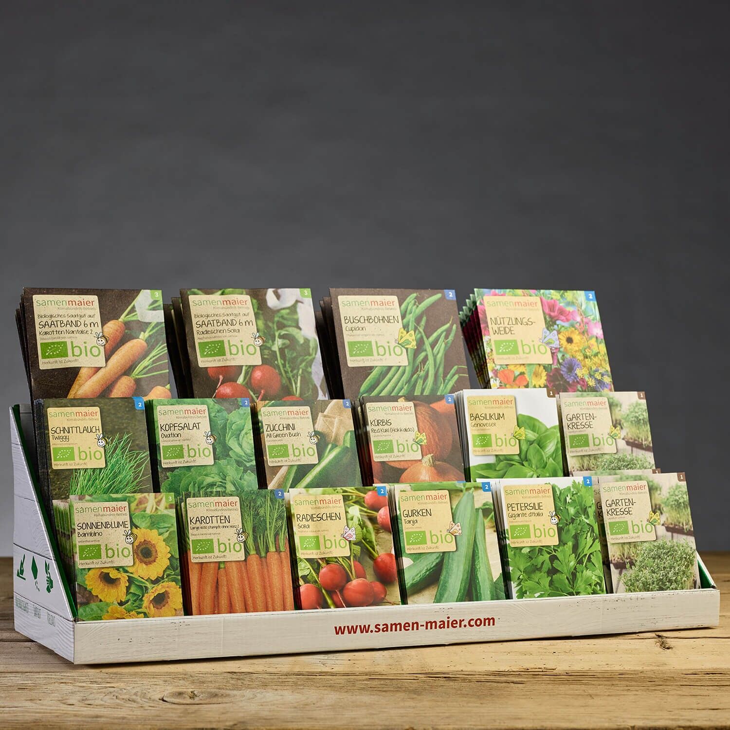 BIO Samen Display