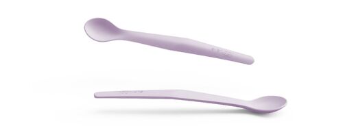 Silicone Spoon Light Lavender 2-Pack
