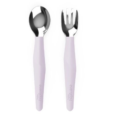 Stainless Steel Cutlery Light Lavender 2-Pack