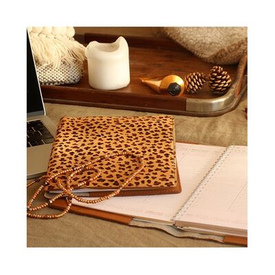Protector de cuaderno leopardo