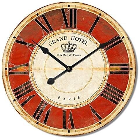 Hölzerne Wanduhr - 60 cm