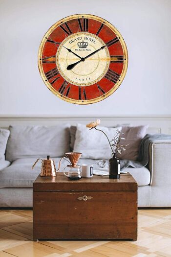 Horloge Murale en Bois - 60cm 2