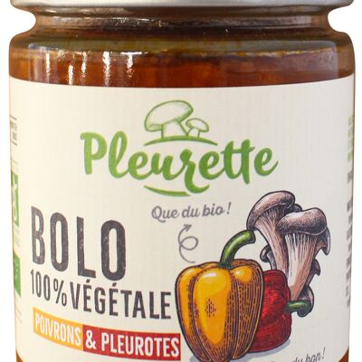sauce façon Bolo 100% végétale - Poivrons & Pleurotes BIO - 230g