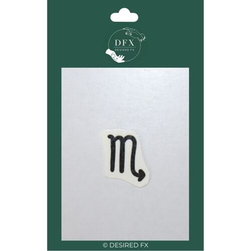 Mini scorpio star sign temporary tattoo