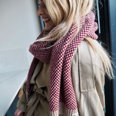 Monti Scarf in Burgundy