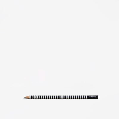 Striped HB pencil